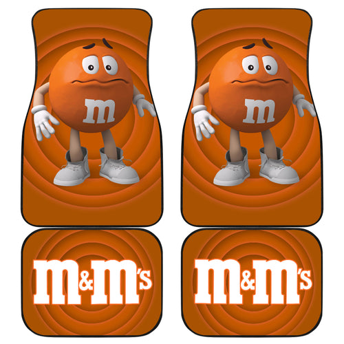 M&M Orange Chocolate Funny Car Floor Mats Car Accessories Ci220525-04