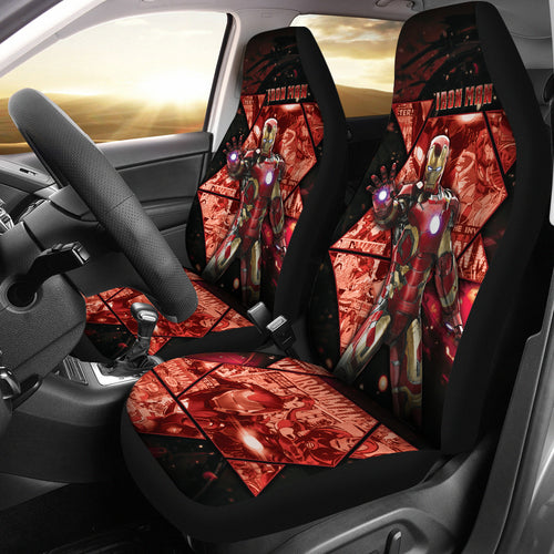Iron Man Car Seat Covers Custom For Fans Ci221227-02
