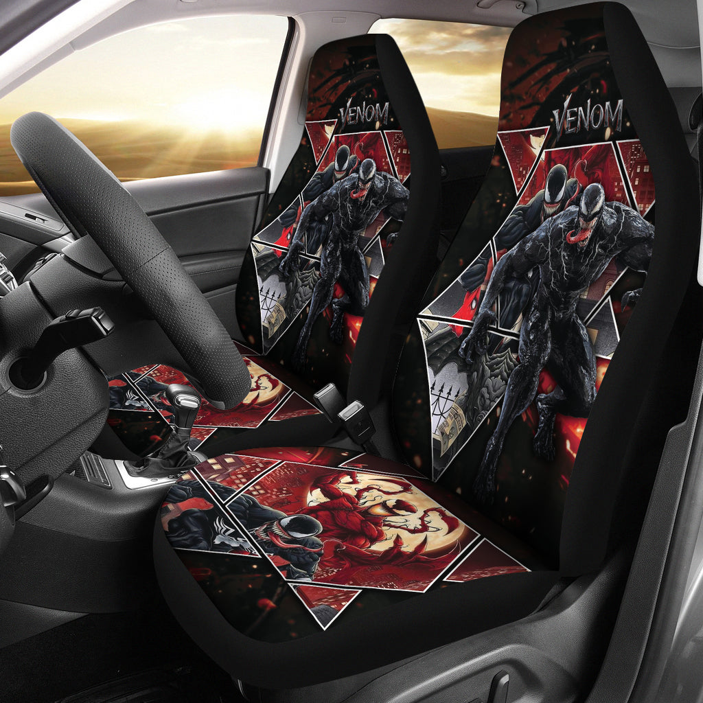 Venom Car Seat Covers Custom For Fans Ci221223-02