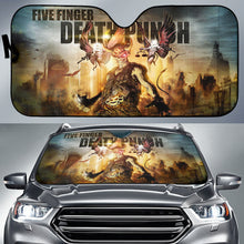 Load image into Gallery viewer, Five Finger Death Punch Rock Band Auto Sunshade Five Finger Death Punch Car Accessories Fan Gift Ci120907