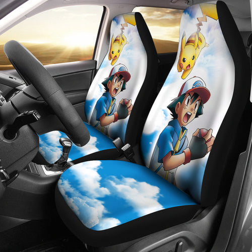Anime Pokemon Pikachu Car Seat Covers Pokemon Car Accessorries Ci110402