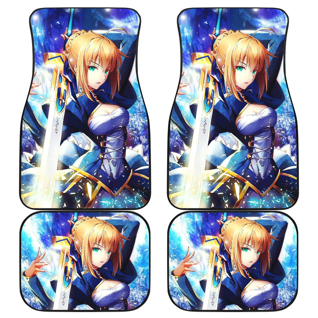 Saber Fate Stay Night Car Floor Mats Car Accessories Ci220505-05