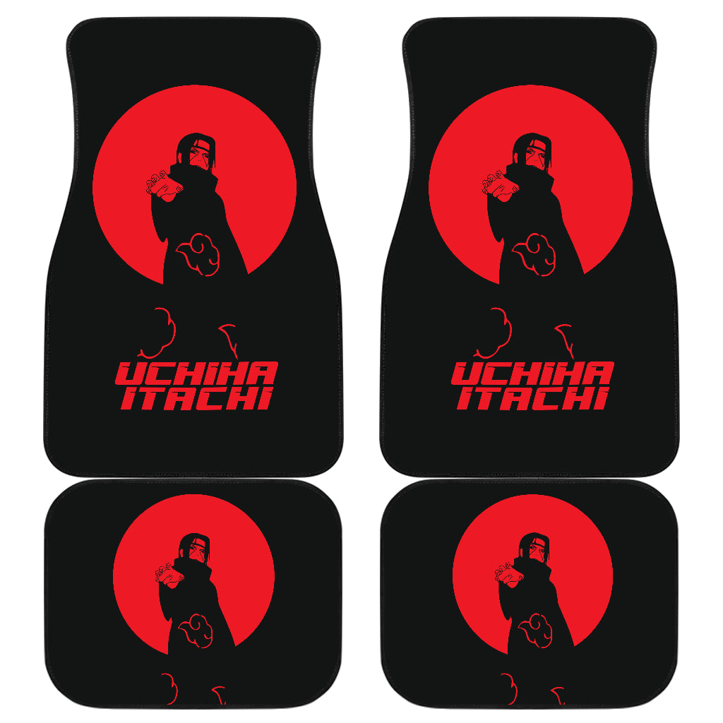 Itachi Uchiha Naruto Car Floor Mats Akatsuki Anime Car Mats Ci101802