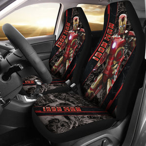 Iron Man Car Seat Covers Custom For Fans Ci221227-03