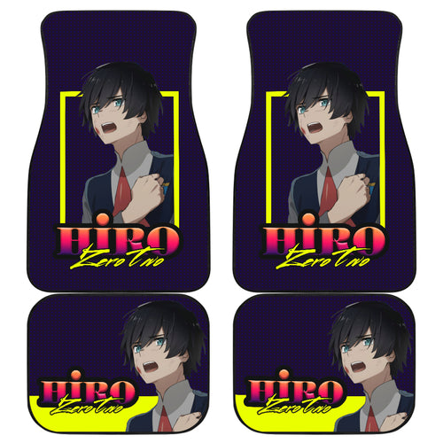 Zero Two Hiro Anime Car Floor Mats Fan Gift Ci0715