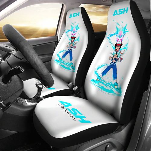 Anime Ash Ketchum Pokemon Car Seat Covers Pokemon Car Accessorries Ci110201