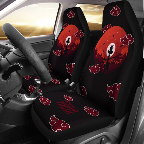 Itachi Akatsuki Red Seat Covers Naruto Anime Car Seat Covers Ci102201
