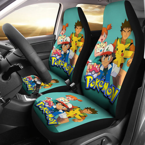 Anime Pokemon Car Seat Covers Pokemon Characters Car Accessorries Ci112101