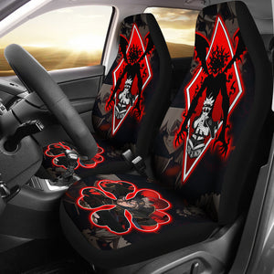 Black Clover Car Seat Covers Asta Black Clover Car Accessories Fan Gift Ci122102