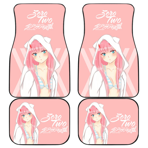 Zero Two Anime Sexy Girl Car Floor Mats Anime Gift Ci0723