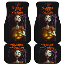 Load image into Gallery viewer, Nightmare Before Christmas Cartoon Car Floor Mats - Sally Hugging Lightning Pumpkin Car Mats Ci093005
