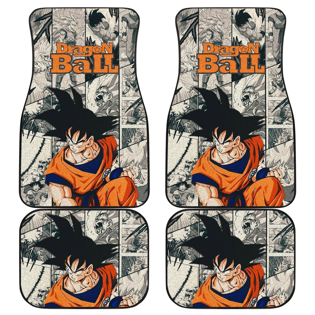 Goku Dragon Ball Unique Car Mats Anime Car Accessories Ci0806