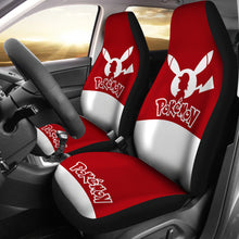 Load image into Gallery viewer, Pikachu Red Seat Covers Pokemon Anime Car Seat Covers Ci102702