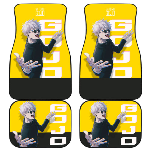 Satoru Jujutsu KaiSen yellow Car Mats Anime Mats Ci0629