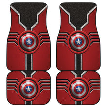 Load image into Gallery viewer, Captian American Logo Car Floor Mats Custom For Fans Ci230111-05a