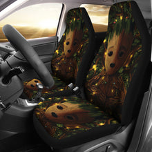 Load image into Gallery viewer, Groot Guardians Of the Galaxy Car Seat Covers Movie Car Accessories Custom For Fans Ci22061310