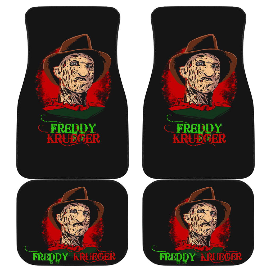 A Nightmare On Elm Street Car Floor Mats Freddy Krueger Halloween Car Accessories Ci0823