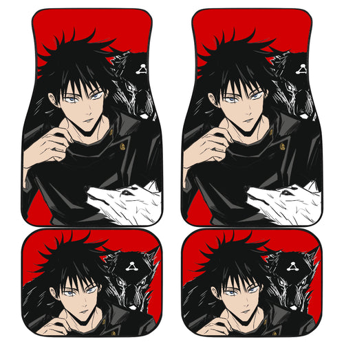 Megumi Fushiguro Car Floor Mats Jujutsu KaiSen Anime Car Mats Ci0607