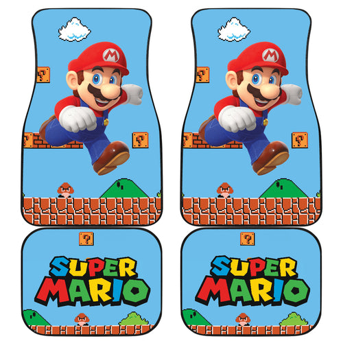 Super Mario Car Floor Mats Custom For Fans Ci221219-11