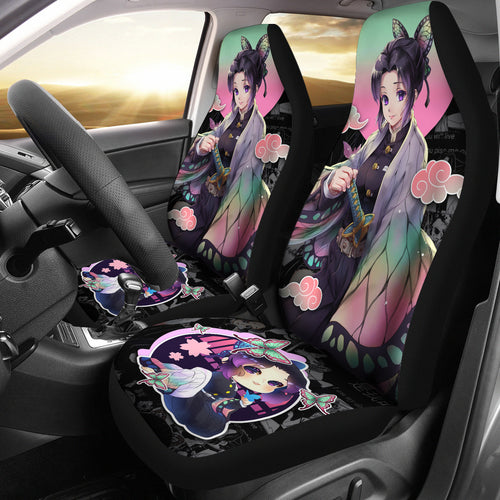 Demon Slayer Anime Car Seat Covers Demon Slayer Kochou Shinobu Car Accessories Fan Gift Ci011203