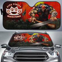 Load image into Gallery viewer, Five Finger Death Punch Rock Band Auto Sunshade Five Finger Death Punch Car Accessories Fan Gift Ci120905
