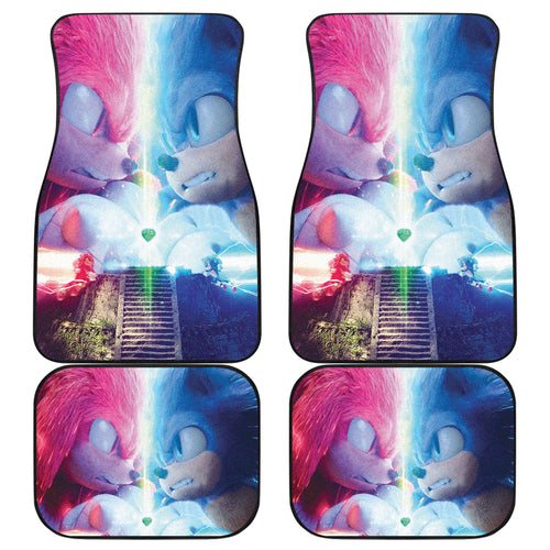 Sonic Vs Knuckles Sonic The Hedgehog Car Floor Mats Cartoon Car Accessories Custom For Fans Ci22060710