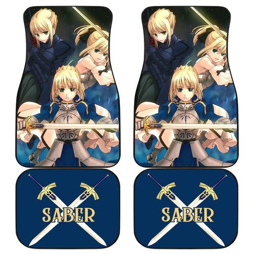 Saber Fate Stay Night Car Floor Mats Car Accessories Ci220505-06
