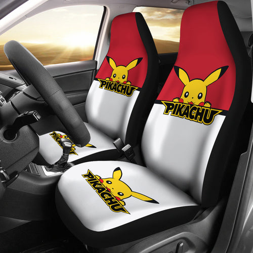 Pikachu Pokemon Seat Covers Pokemon Anime Car Seat Covers Ci102503