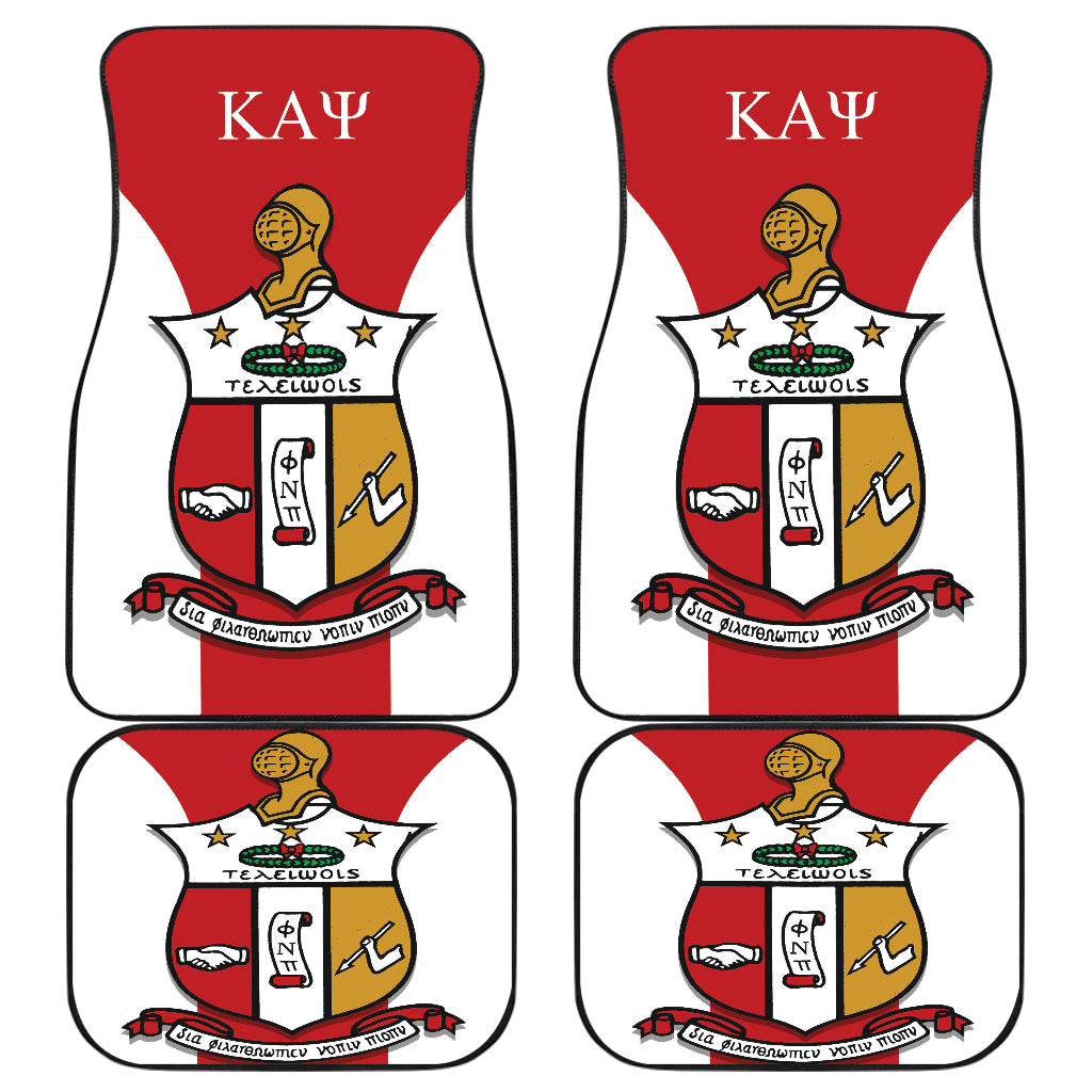 Kappa Alpha Psi Fraternities Car Floor Mats Custom For Fans Ci230206-08