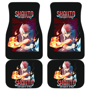 Todoroki Shouto My Hero Academia Car Floor Mats Anime Car Mats Ci0616