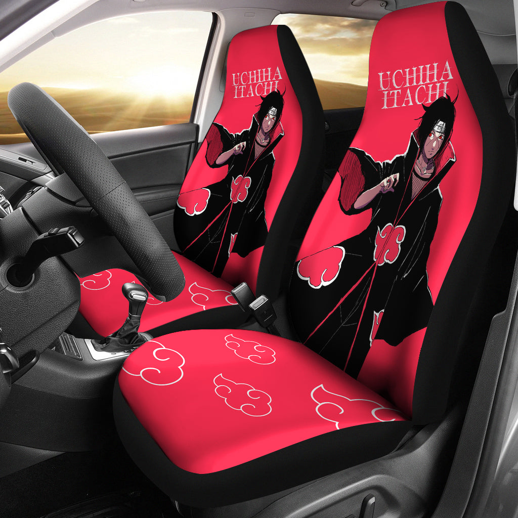 Akatsuki Seat Covers Naruto Anime Car Seat Covers Ci101901