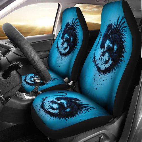 The Alien Creature Car Seat Covers Alien Car Accessories Custom For Fans Ci22060302