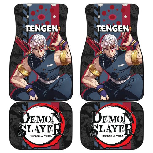 Demon Slayer Car Floor Mats Uzui Tengen Car Accessories Fan Gift Ci220224-06