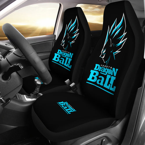 Vegeta Blue Smile Dragon Ball Anime Red Car Seat Covers Unique Design Ci0813