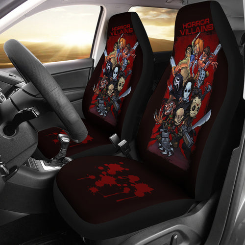 Michael Myers Horror Characters Car Seat Covers Halloween Car Accessories Ci091021