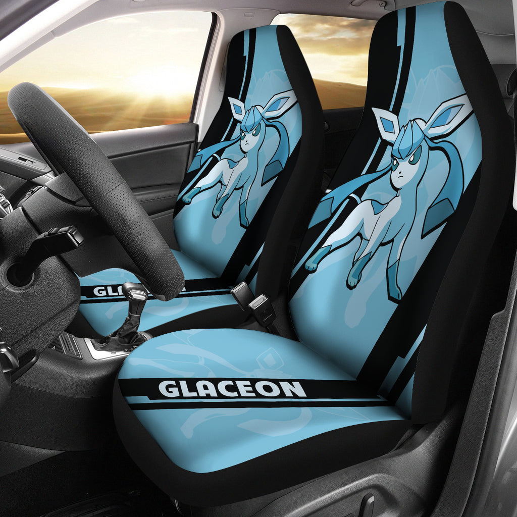 Glaceon Pokemon Car Seat Covers Style Custom For Fans Ci230118-02