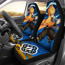 Load image into Gallery viewer, Demon Slayer Anime Car Seat CoversAgatsuma Zenitsu Car Accessories Fan Gift Ci011502