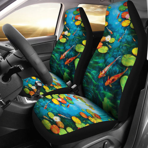 Koi Fish Car Seat Covers Car Accessories Ci230201-05
