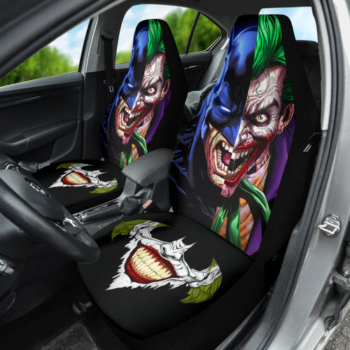 Bat Man Joker Car Seat Covers Comic Fan Art Car Accessories Ci220329-08