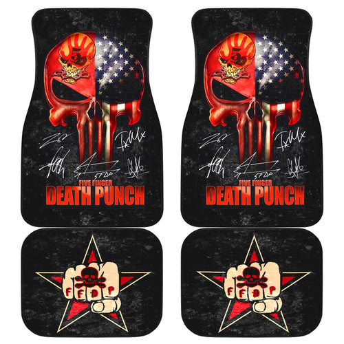 Five Finger Death Punch Rock Band Car Floor Mats Five Finger Death Punch Car Accessories Fan Gift Ci120801
