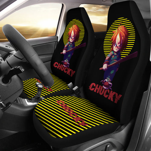 Chucky Horror Film Minimal Car Seat Covers Chucky Horror Film Car Accesories Ci091421