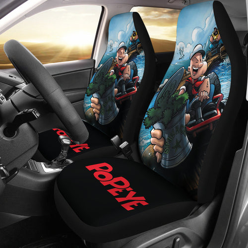 Popeye Car Seat Covers Popeye Sea Artwork Car Accessories Ci221109-04
