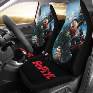 Popeye Car Seat Covers Popeye Sea Artwork Car Accessories Ci221109-04