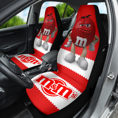 M&M Red Chocolate Fantasy Car Seat Covers Car Accessories Ci220517-08