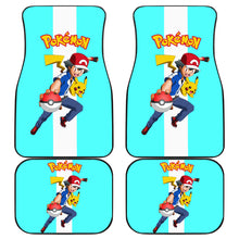 Load image into Gallery viewer, Ash Ketchum Pokemon Pattern Car Floor Mats Anime Car Accessories Ci102805