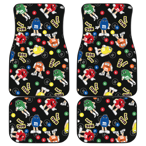 M&M Chocolate Pattern Fantasy Car Floor Mats Car Accessories Ci220506-01
