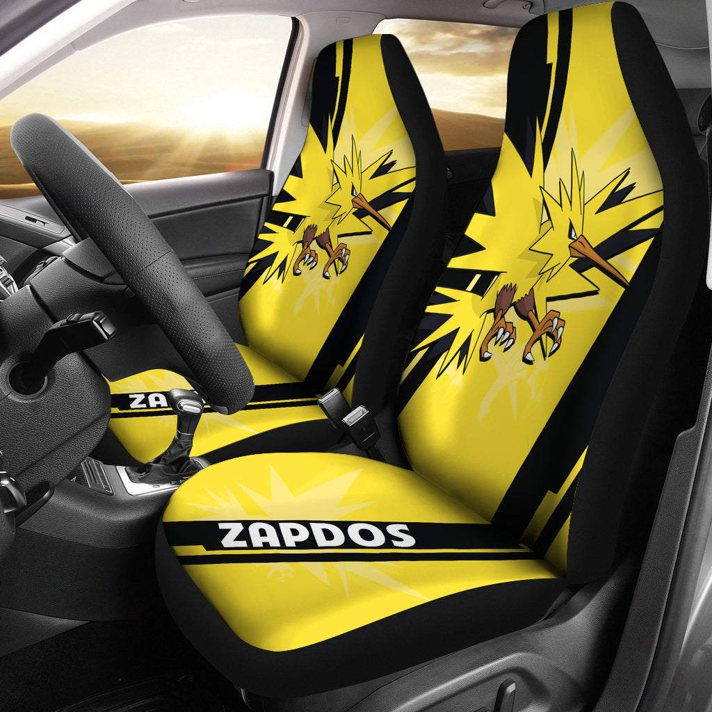 Zapdos Pokemon Car Seat Covers Style Custom For Fans Ci230127-11