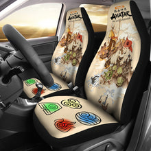 Load image into Gallery viewer, Avatar The Last Airbender Anime Car Seat Cover Avatar The Last Airbender Car Accessories Aang Symbols Ci121303
