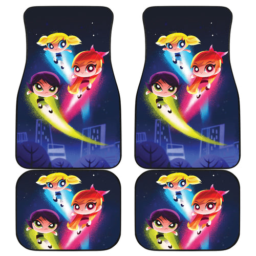 The Powerpuff Girls Car Floor Mats Car Accessories Ci221201-09