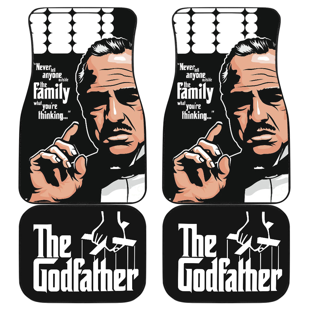 The Godfather Black White Car Floor Mats Car Accessories Ci221011-06